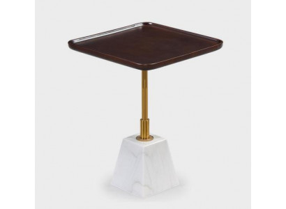 Wäiss-Brongen Metallsdësch Designer Niewendëscher Luxus Salondëscher Neien