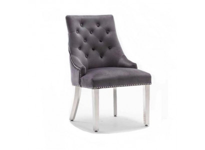Gräien Iesszëmmer Chesterfield Stull Textillen Stull Luxus Eenzelstull