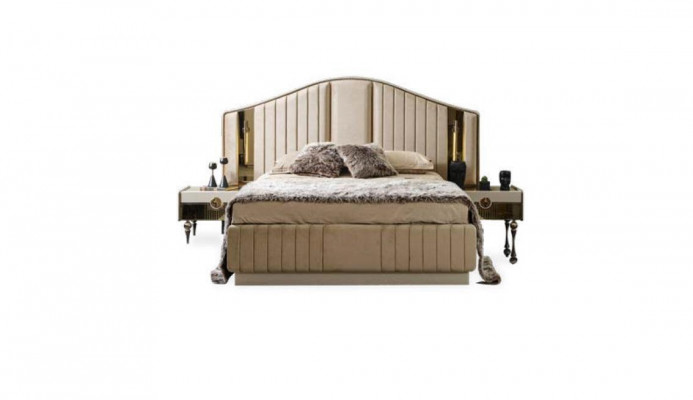 Luxusbett Italieneschen Stil Design Miwwelen Schlofzëmmer Better Duebel