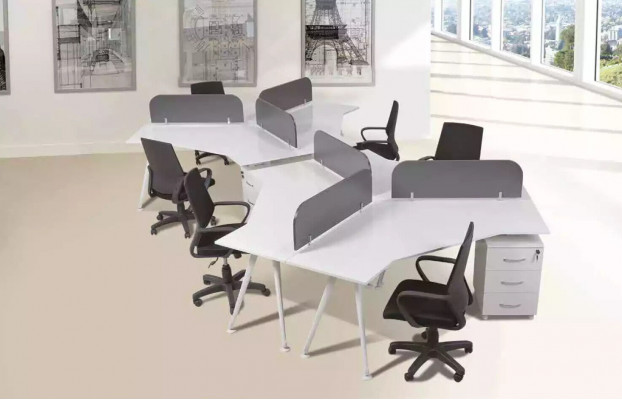 Groussen Aarbechtszëmmer Dësch Büro Miwwelen Büroariichtung Aarbechtsplaz Holz