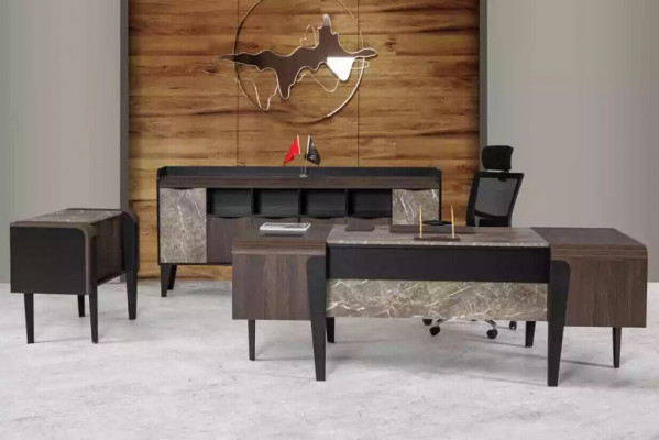 Büro Miwwelen Luxus Schreifdësch Akteschaf Büroschaf Nei Modern Set