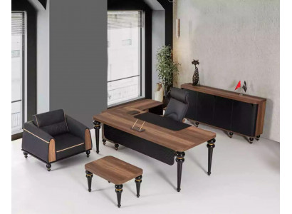 Luxus Schreifdësch Büro Set 4 Stéck. Schaf Dësch Schreifdësch Couchtisch 3 Stéck