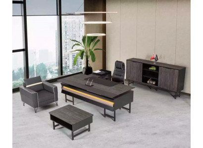 Eckschreifdësch Büroschaf Cofferdësch Modern Büro Miwwelen Luxus Design
