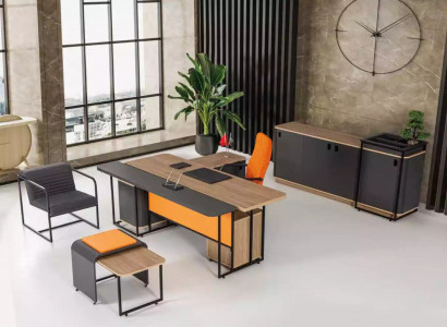 Aarbechtszëmmer Schreifdësch Büroausstattung Büroaschaf Luxus Couchdësch