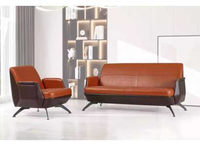 Kannapee-Sëtzgarnitur Zweekiesel Fotell Aarbechtszëmmermöbel Luxus Designer Büro