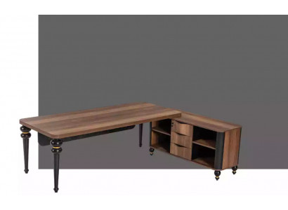 Groussen Holz Eckschrëff Dëscher Aarbechtszëmmermiwwelen Chef Dëscher Holzmiwwelen