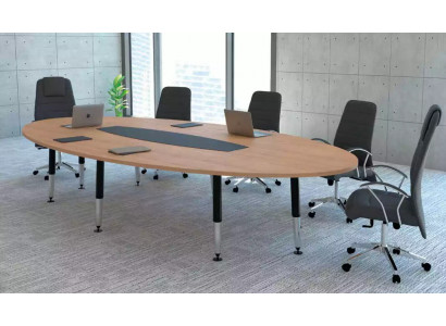 Konferenztisch Designer Büro Aarbechtsraum 220x110 Miwwelen Dësch Modernen