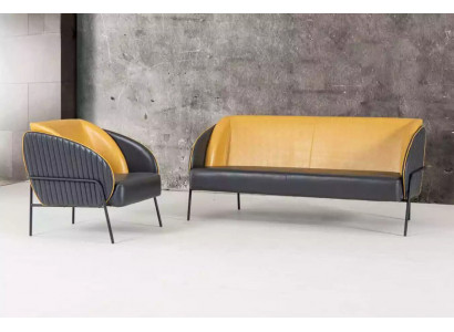 Modern Luxus Canapé Set Zweesëtzer Fautteuils Aarbechtszëmmer Design Miwwelen