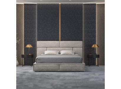 Gréng duebelt Bett Design Better Schlofzëmmer Miwwelen Liederbett Holzgestell