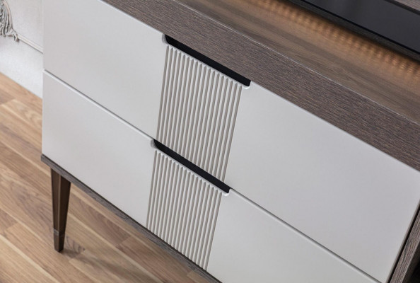 Luxus Iesszëmmer Set Exklusiv Bich mat 2x Spigel Set Neierung