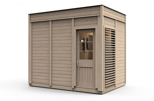 Sauna Holz Woodpro Gaart Holzsauna Outdoor Saunas Drecksauna 345x245x318