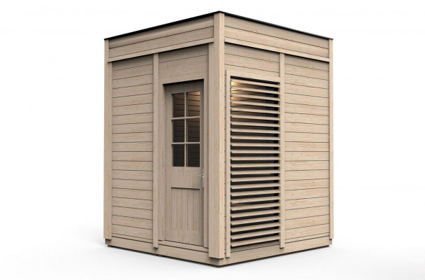 Sauna Holz Gaart Holzsauna Outdoor Saunaen Dréchesauna Haischen Haus