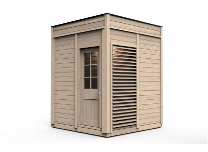 Sauna Holz Gaart Holzsauna Outdoor Saunaen Dréchesauna Haischen Haus