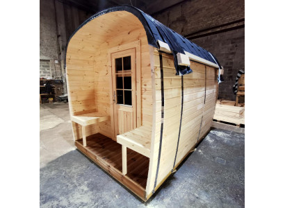 Sauna Holz Dréchensauna Gaart Holzsauna Outdoor Saunaen 300x230x270