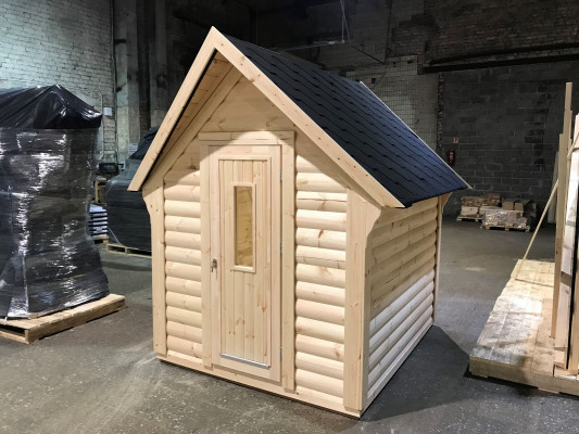 Sauna Holz Gaart Holzsauna Outdoor Saunen Dréchesauna 220x250x180