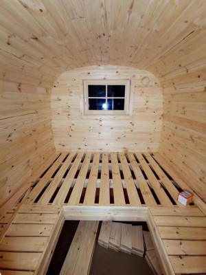 Sauna Holz Dréchensauna Gaart Holzsauna Outdoor Saunaen 300x230x270