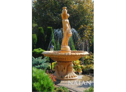 Zierbrunn Springbrunn Skulptur Brunn Dekoratioun Gaart Fontaine Allena Nei