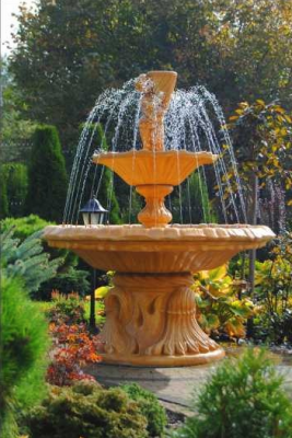 Dekorativen Ziirbrunnen Springbrunnen Figur Brunnen Dekoratioun Gaart Fontaine Bësch CARELLO
