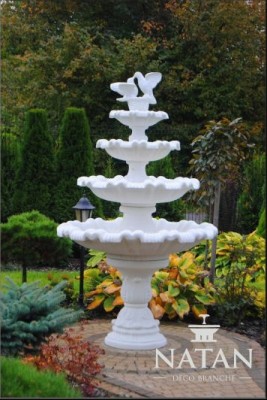 Sprangbur Gaart Séi Pëtz 213cm Steenpëtz Gaartpëtz Fontaine Neit