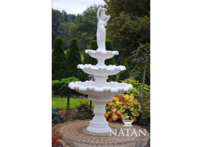 Dekorative Quellborn Skulptur Dékor Born Gaart Fontän Dam Nei 252cm