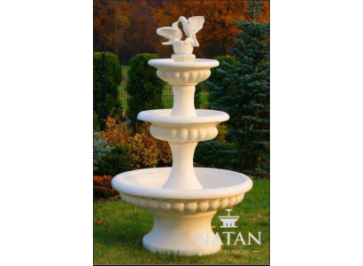 Dekorative Quellbrunn Skulptur Brunn Deko 186cm Gaart Fontan Weiher Nei