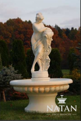 Zéierbréif Figur 196cm Bréif Dekoratioun Gaart Fontän Teich