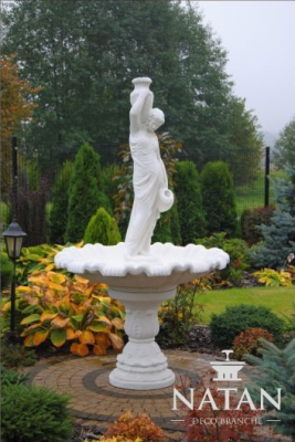 Dekorativen Zierbrunnen Figur 239cm Brunnen Dekoratioun Gaart Fontaine Weier