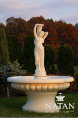 Dekorative Waasserbrunn Figur 164cm Brunnendecoratioun Gaart Fontaine Weier