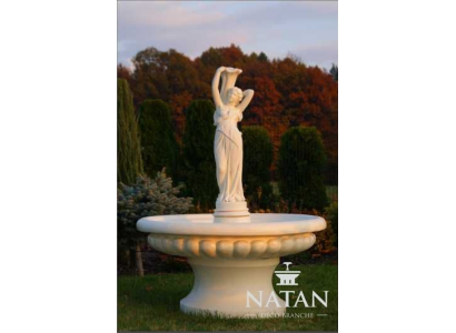 Dekorative Waasserbrunn Figur 164cm Brunnendecoratioun Gaart Fontaine Weier