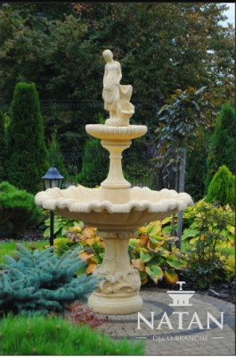 Zierbrunnen Springbrunnen Brunnen Gaart Dekoratioun Fontaine Weier ELENA AMANDA