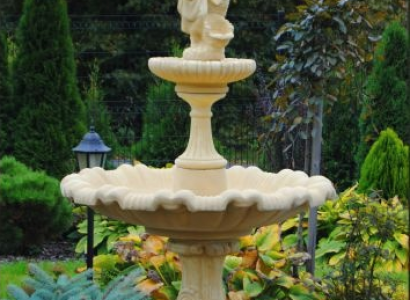 Zierbrunnen Springbrunnen Brunnen Gaart Dekoratioun Fontaine Weier ELENA AMANDA