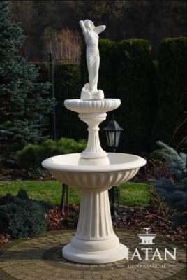 Dekorativen Ziwwerl, Sprangbur Well 207cm, Skulptur Brunnen, Dekor Gaart, Fontän, Dëmp, Nei