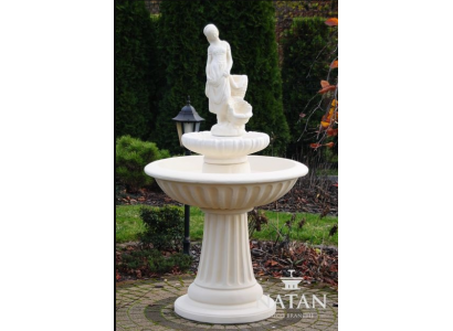 Dekobrunnen Springbrunnen 162 cm Skulptur Brunnen Deko Gaart Fontaine Téik Nei