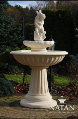 Zierbrunnen Springbrunnen 150cm Skulptur Brunnen Dekor Gaart Fontaine Weier Nei