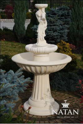 Dekorativen Zéierbrunnen Skulptur Springbuer Gaart Fontaine Weier Nei 162cm