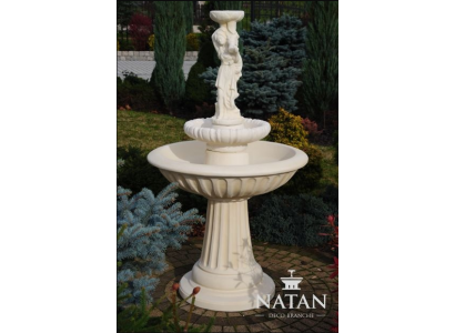 Dekorativen Zéierbrunnen Skulptur Springbuer Gaart Fontaine Weier Nei 162cm