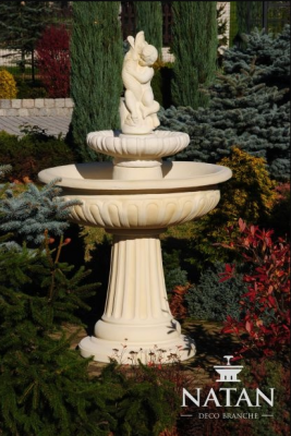 Quellfräschebotz Quellbrunnen Steenbrunnen Fontän 154cm Gaartbrunnen