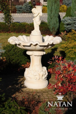 Dekorative Sprangbuer Skulptur Buer Dekoratioun Gaart Fontaine Napoli!