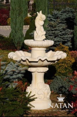 Dekorativen Zéierbrunn, Quellbrunn Skulptur, Brunn Dekoratioun Gaart Fontaine, Neit 160cm