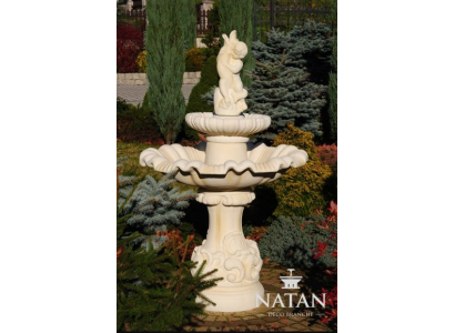 Dekorativen Zéierbrunn, Quellbrunn Skulptur, Brunn Dekoratioun Gaart Fontaine, Neit 160cm