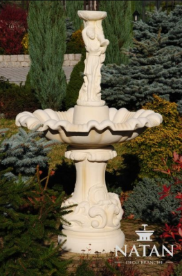 Dekorativen Zéierbrunn Skulptur-Brunnen Gaart-Dekoratioun Fontaine Neit 157cm