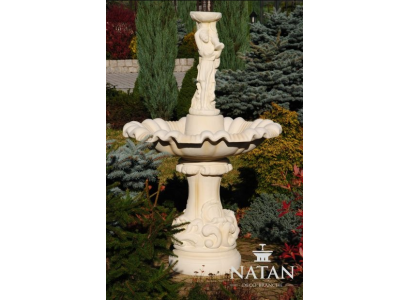 Dekorativen Zéierbrunn Skulptur-Brunnen Gaart-Dekoratioun Fontaine Neit 157cm