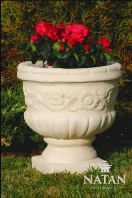 Blummekuerf Blummen Vase Gefréiss Gaart Terrass Dekoratioun Statu Figuren Këscht