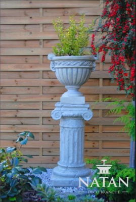 Kolonn Kolonnen fir Figur Dekoratioun Skulptur Figuren Statu Terrass DesignGaart