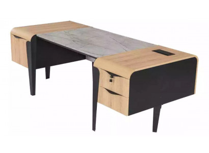 Modernen Heemschaffbueroscheffsdësch Heemschaffbuerosmëttelen Büro Luxus Dësch