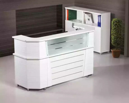 Büro Miwwelen Receptioun Empfangsberäich Wäiss Aarbechtszëmmermiwwelen Büro