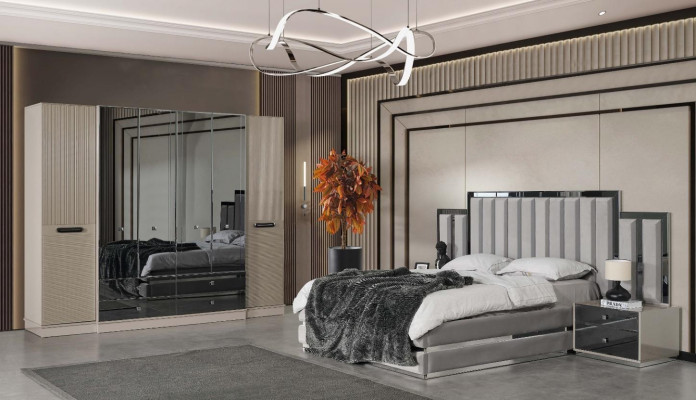 Schlofkummer Saz Duebelbett Bett Nuetsdëscher 3tlg Gro Schaf