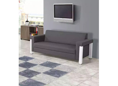 Sofa 3 Plazen Aarbechtszëmmer Textil Miwwel Polster Stoff Canapé Modern Designer