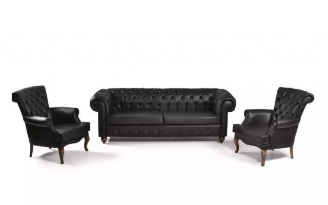 Aarbechtszëmmer Sesselen Textil Miwwelen Schwaarz Sëtz Modern Designer Nei