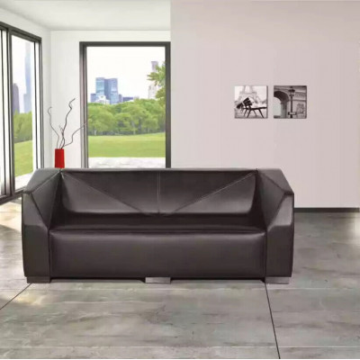 Schwaarzen Dräisëtzer Aarbechtszëmmermiwwele Stoff Couche Luxus Designer Sofa